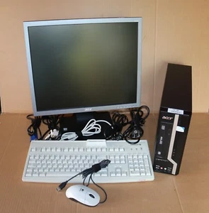 ACER Veriton X480G + Monitor B193 19" + Tastatur Cherry RS 6700 +Logitech Mouse - Bild 1 von 24