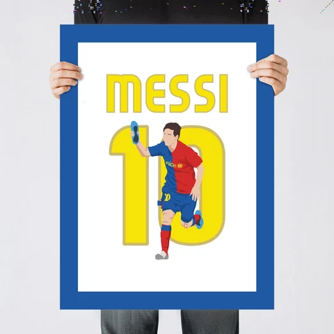 Lionel Messi Header, 2009 UCL Final Barcelona Print/Poster/Wall-Art [Part 2/2] Cover
