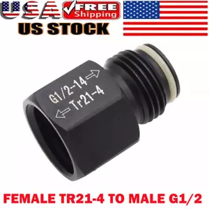 1PC For Soda Cylinder Adapter Female TR21-4 to Male G1/2 Conversion Kit NEW - Picture 1 of 6