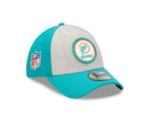 Sombrero flexible Miami Dolphins New Era Historic Sideline 39THIRTY - brezo - Imagen 1 de 8