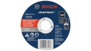 Bosch 4-1/2 in 60 grana Rapido Arbor tipo 27A ruota abrasiva taglio metallo - Foto 1 di 1