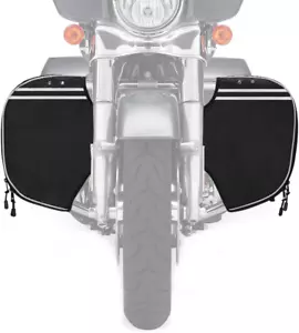 Soft Lowers Chaps Highway Crash Bar Covers Motorcycle Leg Warmers Compatible wit - Picture 1 of 8