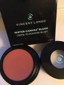 NUEVO EN CAJA Vincent Longo lona de agua rubor crema a polvo TRÉBOL NIEBLA - Imagen 1 de 1