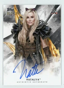 2019 TOPPS WWE UNDISPUTED ~NATALYA~ AUTO #032/199 AUTOGRAPH - Picture 1 of 1