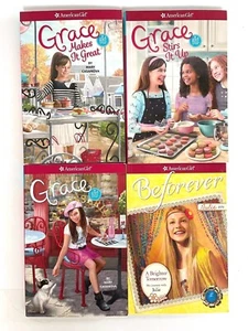 Lot of 4 American Girl Books of The Year Paperback Books Grace & Julie Beforever - Imagen 1 de 7