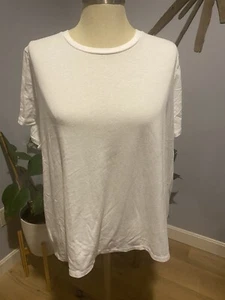Camiseta Madewell Tie Knot-Back blanca para mujer talla XL NUEVA - Imagen 1 de 2
