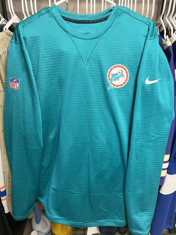 Nike Dri Fit NFL Miami Dolphins Sweatshirt Cover