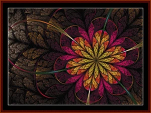 10% Off Cross Stitch Collectibles Counted X-stitch chart - Fractal 567 - Bild 1 von 1