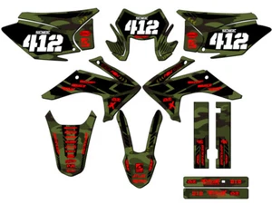 2015-2020 (with Headlight) CRF 230 F APACHE Green Senge Graphics Kit Compatib... - Picture 1 of 10