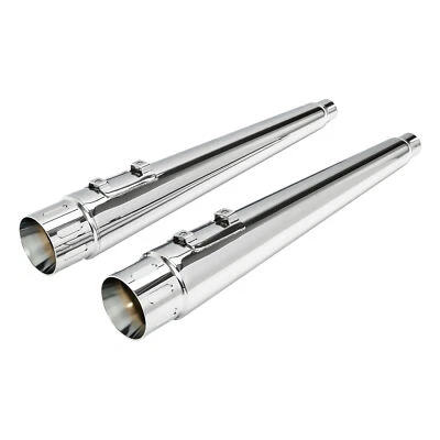 4.0" Slip-On Megaphone Mufflers Exhausts Fit For Harley Touring Road King 95-16 - Image 1 of 4