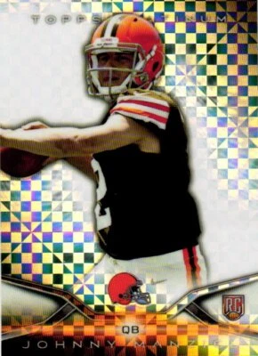 2014 Topps Platinum #126 Johnny Manziel Xfractors - Image 1 of 2