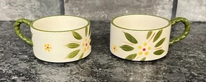 2 Temp-tations by Tara Old World Green 8 Oz Tea/Coffee Cups/Mugs - Picture 1 of 5
