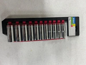 kobalt socket set 1/2 inch 0338620 11pc 12pt - Picture 1 of 2