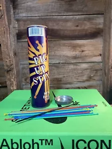 Stevens Mfg Co Plástico Pic Up Stix Juego 1985 Pick Up Sticks Puntas de Pelota De Colección - Imagen 1 de 7