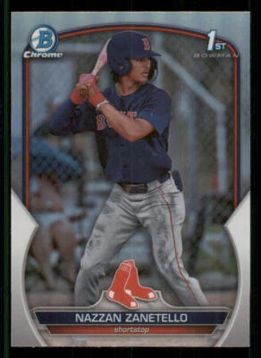 2023 Bowman Chrome Draft Refractors #BDC3 Nazzan Zanetello - Image 1 of 2