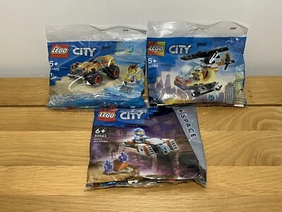 LEGO City Polybags Set of 3 30369 / 30566 / 30663 Brand New & Sealed - Image 1 of 2
