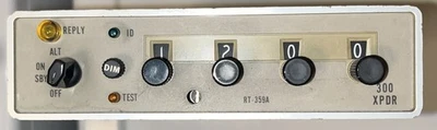 Cessna ARC NARCO RT-359A "300" AIRCRAFT TRANSPONDER  PN 42290-0028 28 VOLT - Image 1 of 4