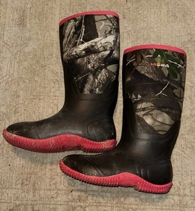 HISEA Women Rain Snow Boots Waterproof Insulated Hunting Garden Chore Work Boots - Picture 1 of 6