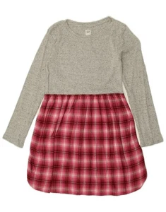 GAP Girls Regular Long Sleeve Basic Dress 9-10 Years Large Grey AN19 - Picture 1 of 3