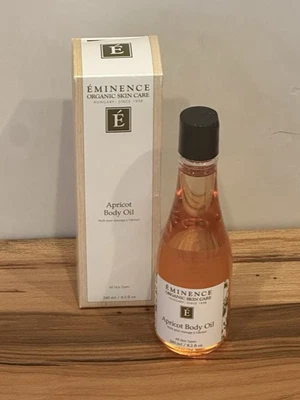 Óleo corporal de damasco Eminence 8,2 oz/240 ml NOVO NA CAIXA - Imagem 1 de 2