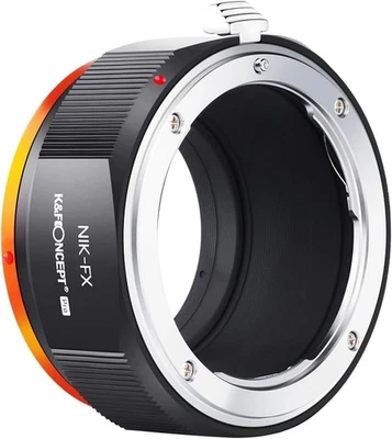 K&F CONCEPT Updated NIK to FX Adapter, Manual Lens Mount Adapter - Image 1 of 4