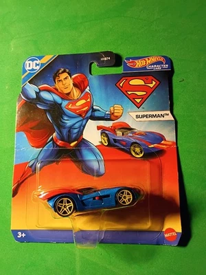 Hot Wheels - Character Cars - Superman - DC - 2023 HHB74 - MIB - Image 1 of 3