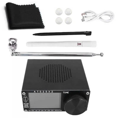 1Pc ATS25X2 WIFI Radio Receiver FM RDS AM LW MW SW SSB DSP All Band Receiver - Image 1 of 4