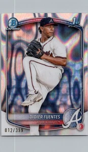 2025 Bowman Chrome Prospects Didier Fuentes Silver Lava Refractor /399 X206 - Picture 1 of 2
