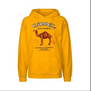 NEW New Classic Camel Cigarettes Hoodie Yellow All Size Gift Xmas - Picture 1 of 3
