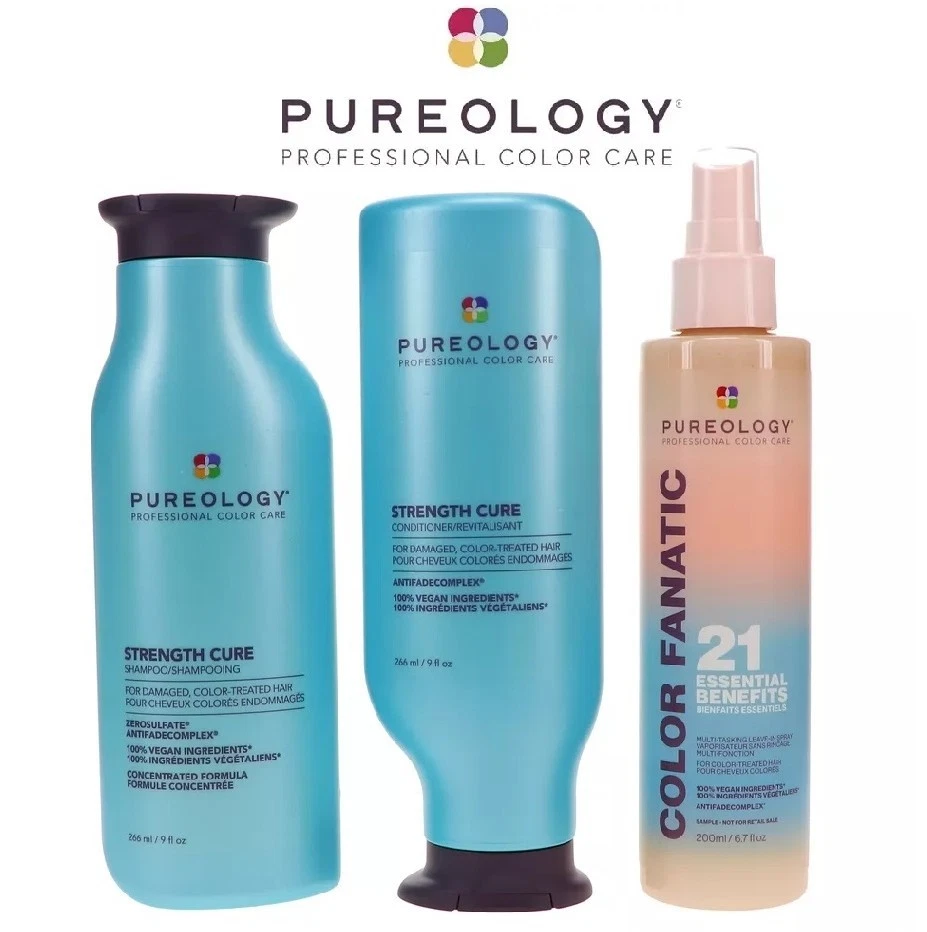 Pureology Strength Cure BLONDE Purple Shampoo 9 oz (nwpk)