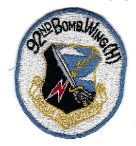 PATCH USAF 92ND BOMB WING (H) OLDER BW FAIRCHILD AFB BS-14 - Picture 1 of 1