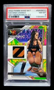 2022 Panini NXT 2.0 WWE Katana Chance Patch #17/25 PSA 8 POP 1 - Bild 1 von 2