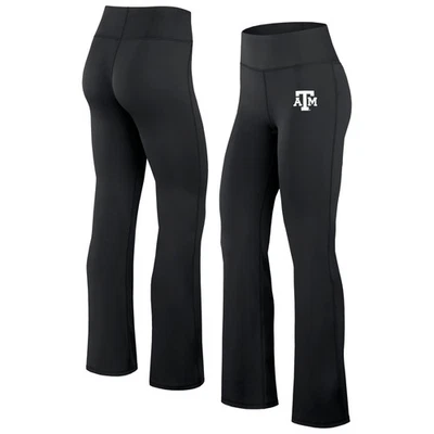 Leggings femininas Fanatics pretas Texas A&M Aggies Training Camp Maxed Out Flare - Imagem 1 de 3