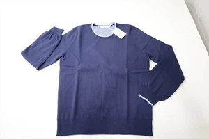 Peter Millar Coolspun Sweater Womens Size Small NAV Crewneck 1054G New 01309363 - Picture 1 of 5