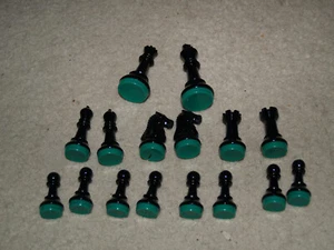 Sceptre 1027 AD board game 1986 Horizon Games - complete black chess set - Picture 1 of 6