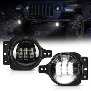 4 Inch LED Fog Lights Front Bumper Driving Lamps For 2018-2022 Jeep Wrangler JL - Bild 1 von 12