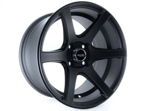 Kudo Racing Mystery 15x8 4x100 +15mm Full Black Concave Wheels Rims Honda Accord - Picture 1 of 8