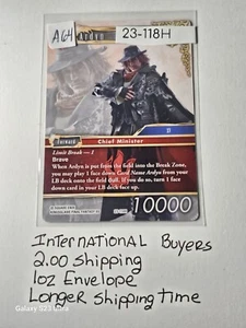 Tarjeta Ardyn #118 Final Fantasy Hidden Trails - Llévalo antes que monólogos - Imagen 1 de 1