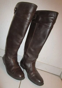 Winterstiefel echt Lederstiefel braun gefüttert Gr37 Moda Austria wadenhoch - Bild 1 von 10