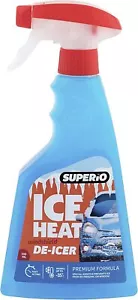 Superio Windshield De-Icer Car Spray Ice Heat Window Defroster 17 Oz. - Picture 1 of 1