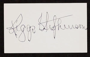 Riggs Stephenson (d. 1985) signed autograph Baseball 3x5 Index Card 5055-04 - Picture 1 of 1