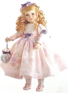COA #701 MARIE OSMOND VERONICA VIOLET SWEET SACHET PORCELAIN DOLL NEW IN THE BOX - Picture 1 of 8