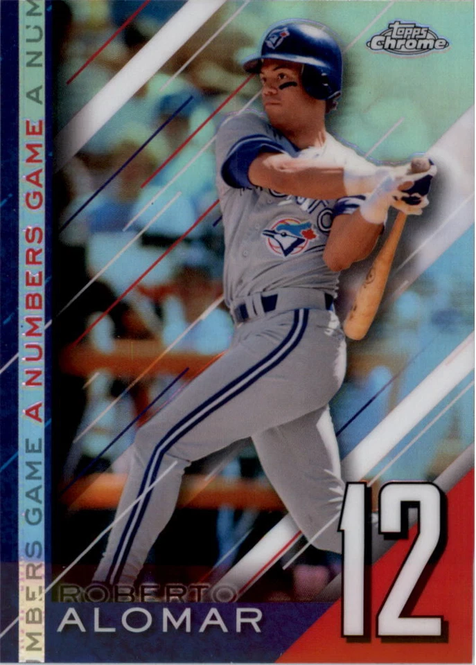 Escolha de cartões de beisebol 2020 Topps Chrome atualização A Numbers jogo - Imagem 1 de 1