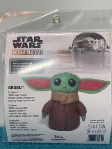 DIMENSIONS DISNEY STAR WARS Needle Felting Kit MANDALORIAN GROGU (Baby Yoda) - Picture 1 of 3