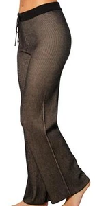 Angel Apparel Two Toned Ribbed Pant Sand - Picture 1 of 13