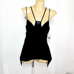 SASS & BIDE Size 38-2 Black The Melting Pot Layered Jersey Singlet Top - BNWT - Picture 1 of 12