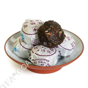 GOARTEA 2015 yr Red Rose Flower Flavor Mini Ripe Tuo Cake puer Pu'er Pu erh Tea - Picture 1 of 5