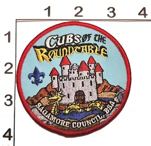 Sagamore Council Patch Boy Scouts of America BSA Cubs Roundtable Embroidered - Picture 1 of 1