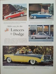 1956 vintage Dodge automobile print ad, Lancer By Dodge - Picture 1 of 1