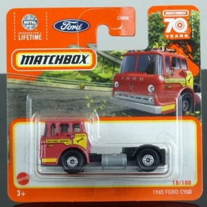 Matchbox 2023 18/100 1965 Ford C900 Tractor Unit Matchbox Garages CARDED SEALED - Picture 1 of 1